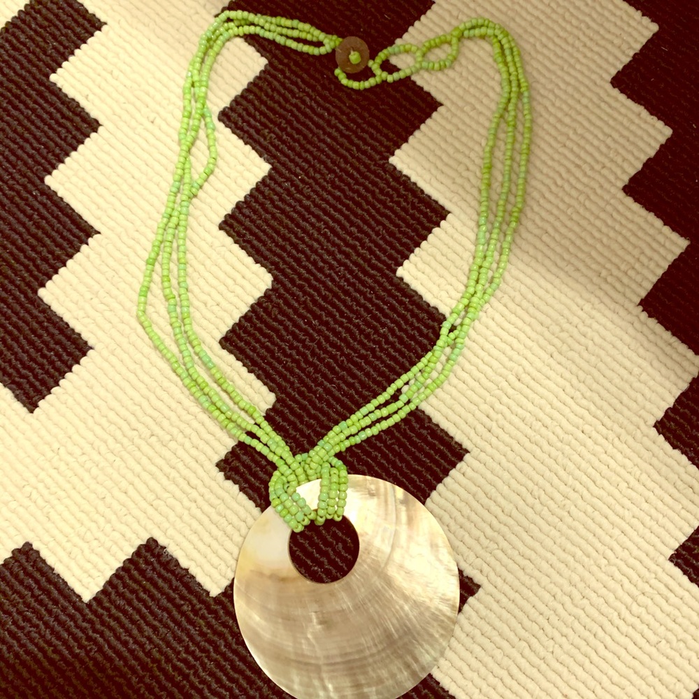 Shell beaded necklace